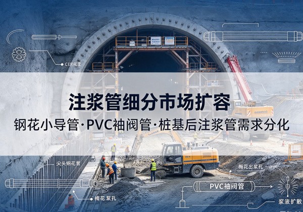 乡宁注浆管细分市场扩容，隧道钢花小导管、PVC 袖阀管、桩基后注浆管需求分化